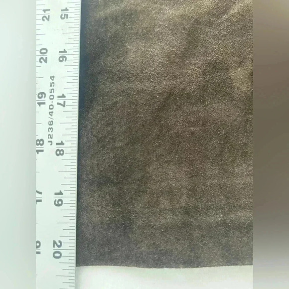 VINTAGE HIGH SIERRA|CHOCOLATE BROWN SUEDE LEATHER SHORT SKIRT|14 Boho chic - Picture 12 of 16